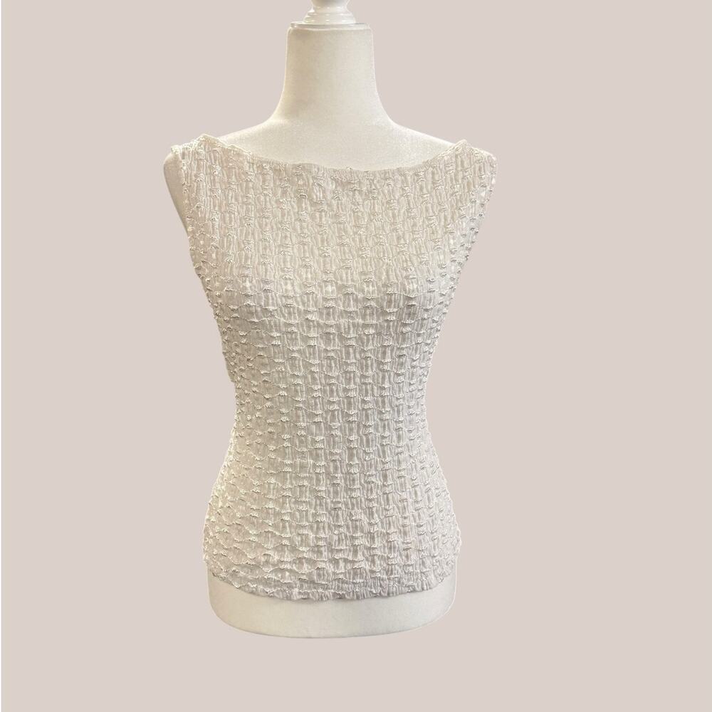 Vintage Wrapper White Top